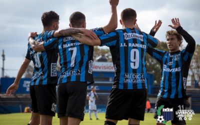 Jorge Bava debutó como DT de Liverpool con triunfo y goleada